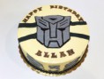 10" Mango Mousse Cake in Transformer Bumblebee Theme!!! Happy Birthday to our 3-year-old Boy!!!!!!