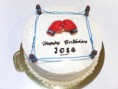8" Blackforest Cake (boxing theme)