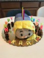 3D Rapunzel Tsum Tsum Chocolate Cake